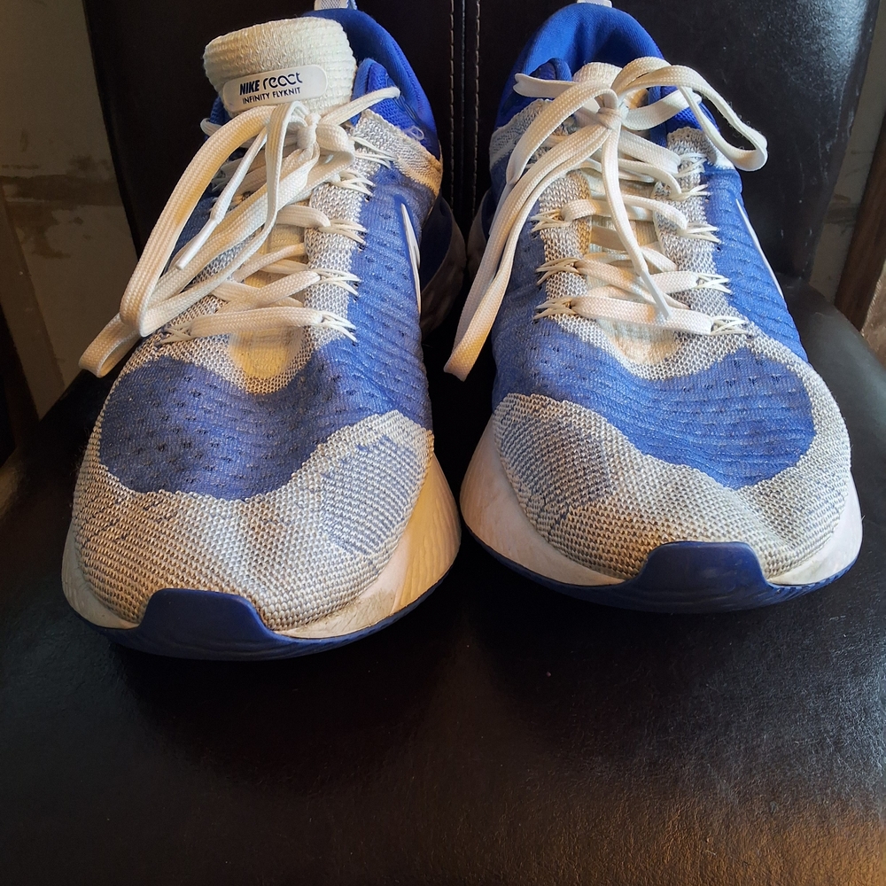 Nike React Infinity Flyknit Blue White Shoes Mens… - image 6